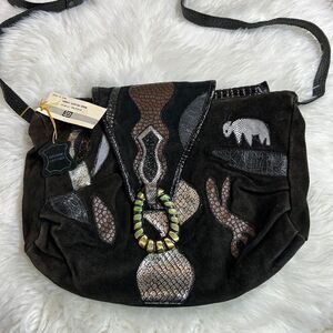 Stylish Black and Brown Women's vintage bag